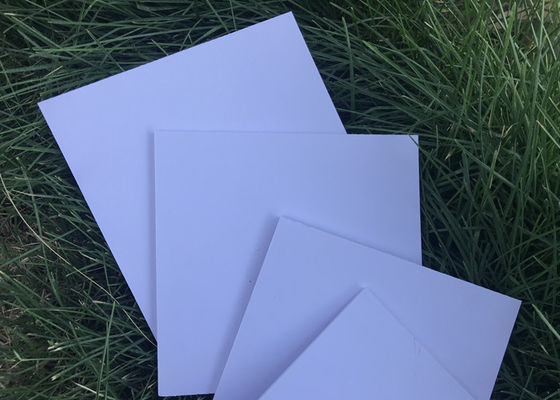 Moisture Proof White PVC Crust Foam Board Wear Resistance For Cabinet Panels