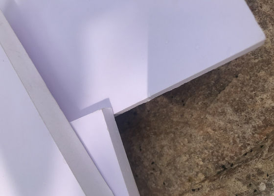 High Impact Strength White Pvc Foam Board Excellent Energy Absorption For Signboards
