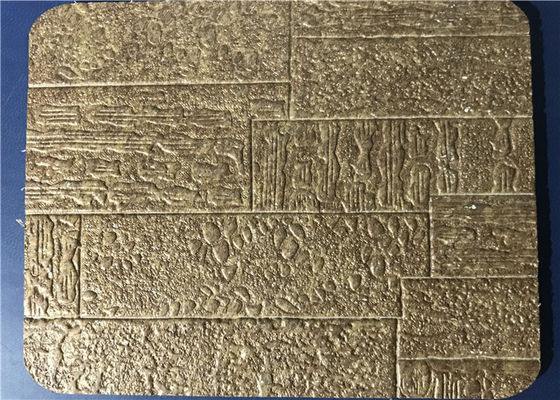 Lightweight 4*8ft Decorative Pvc Wall Panels Stone Like Surface
