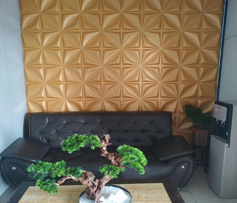 Kithen 3D PVC 벽면을 위한 백색 노화 방지 3D PVC 훈장 벽면